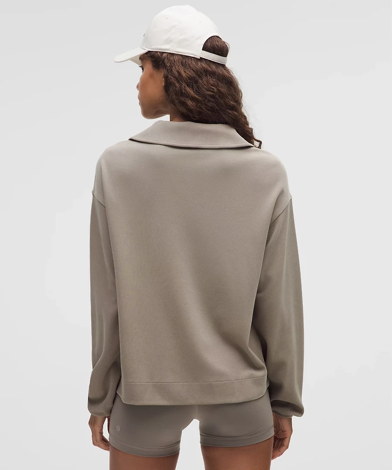 Softstreme Pique Oversized Long-Sleeve Polo Shirt | Women's Shirts