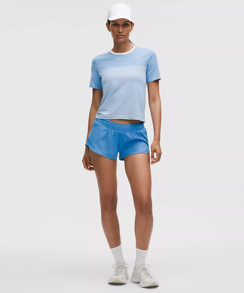 Seamless Classic-Fit Mariner Stripe T-Shirt | Women's Short Sleeve Shirts & Tee's