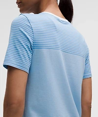 Seamless Classic-Fit Mariner Stripe T-Shirt | Women's Short Sleeve Shirts & Tee's