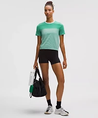 Seamless Classic-Fit Mariner Stripe T-Shirt | Women's Short Sleeve Shirts & Tee's