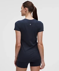 Swiftly Pointelle Short-Sleeve Shirt *Hip Length | Women's Short Sleeve Shirts & Tee's