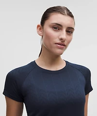 Swiftly Pointelle Short-Sleeve Shirt *Hip Length | Women's Short Sleeve Shirts & Tee's