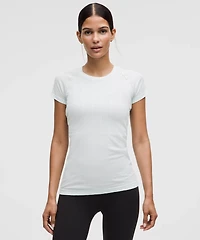 Swiftly Pointelle Short-Sleeve Shirt *Hip Length | Women's Short Sleeve Shirts & Tee's