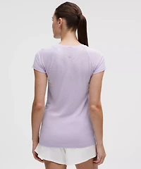 Swiftly Pointelle Short-Sleeve Shirt *Hip Length | Women's Short Sleeve Shirts & Tee's