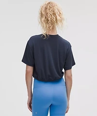 Jersey Training Elastic-Hem Short-Sleeve Shirt | Women's Short Sleeve Shirts & Tee's