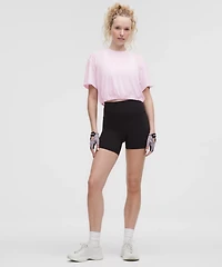 Jersey Training Elastic-Hem Short-Sleeve Shirt | Women's Short Sleeve Shirts & Tee's