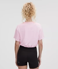 Jersey Training Elastic-Hem Short-Sleeve Shirt | Women's Short Sleeve Shirts & Tee's