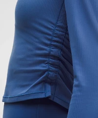 All It Takes Ribbed Nulu V-Neck Long-Sleeve Shirt *B-D Cups