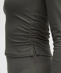 All It Takes Ribbed Nulu V-Neck Long-Sleeve Shirt *B-D Cups | Women's Long Sleeve Shirts