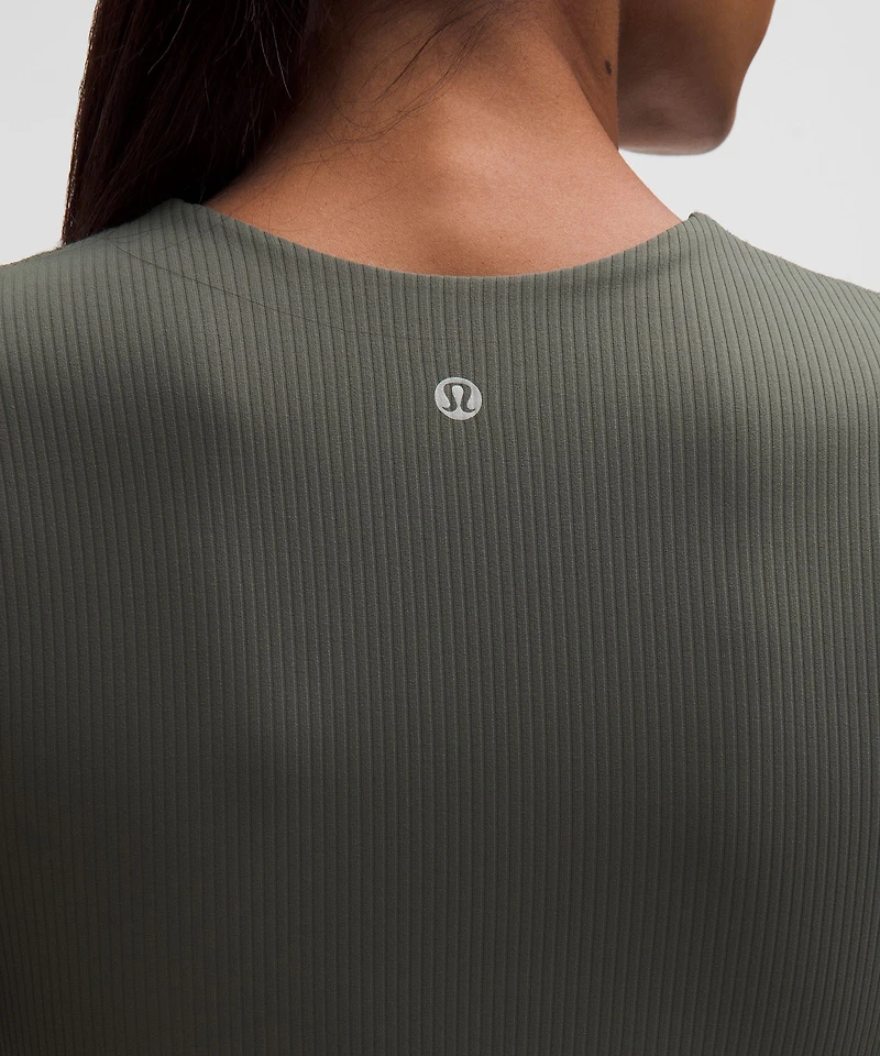 All It Takes Ribbed Nulu V-Neck Long-Sleeve Shirt *B-D Cups | Women's Long Sleeve Shirts