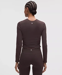 All It Takes Ribbed Nulu V-Neck Long-Sleeve Shirt *B-D Cups