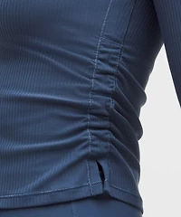 All It Takes Ribbed Nulu V-Neck Long-Sleeve Shirt *B-D Cups | Women's Long Sleeve Shirts