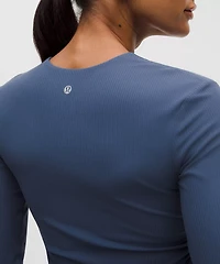 All It Takes Ribbed Nulu V-Neck Long-Sleeve Shirt *B-D Cups | Women's Long Sleeve Shirts