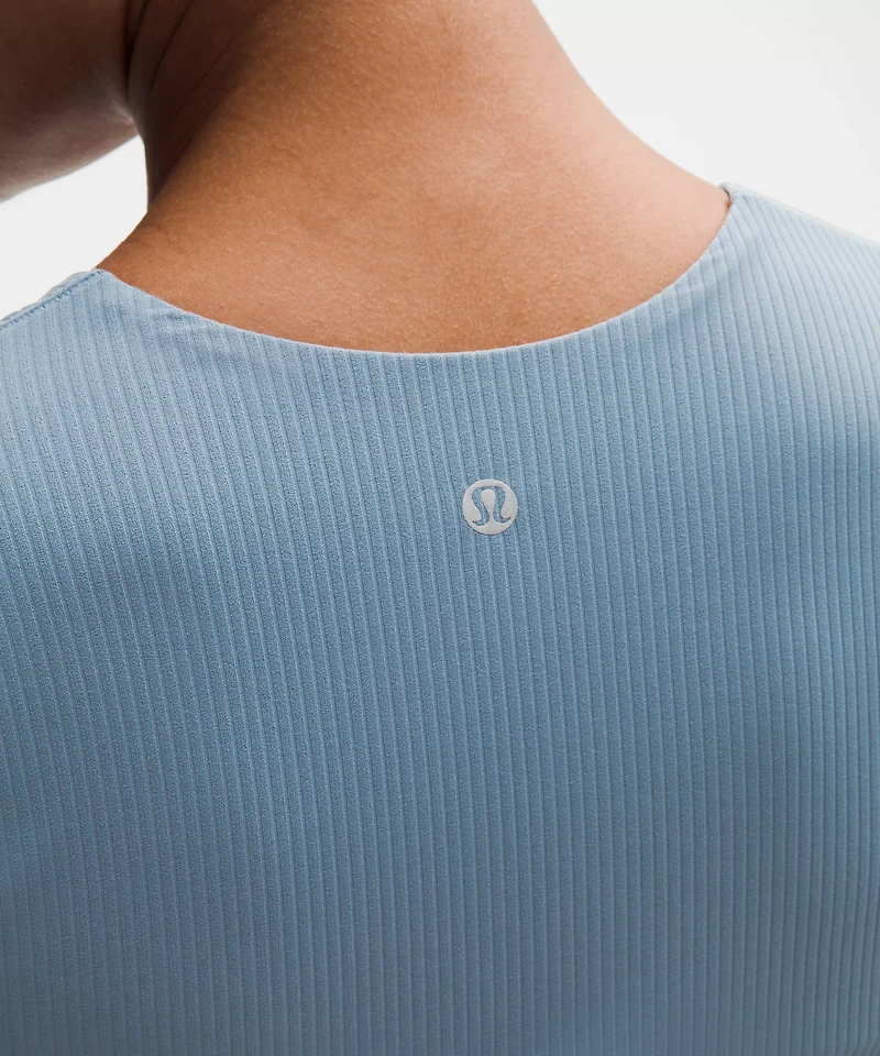 All It Takes Ribbed Nulu V-Neck Long-Sleeve Shirt *B-D Cups