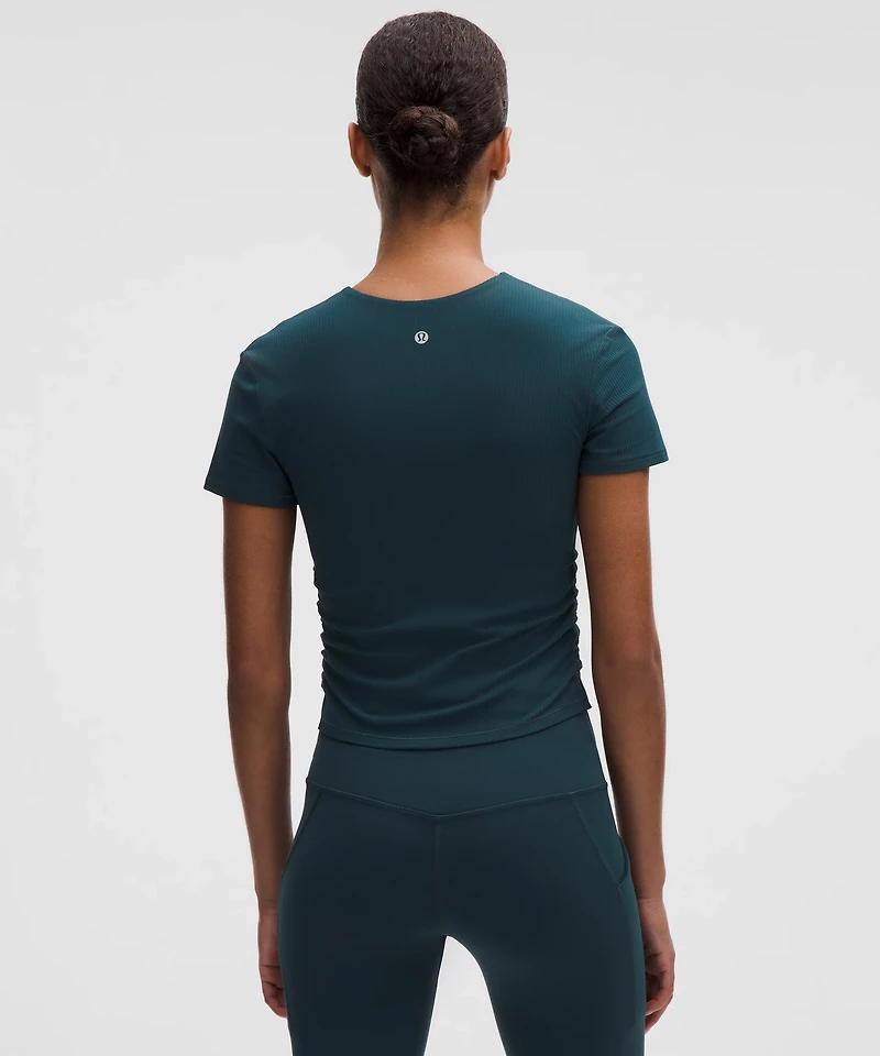 All It Takes Ribbed Nulu V-Neck T-Shirt *B–D Cups