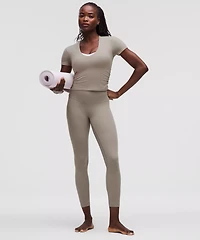 All It Takes Ribbed Nulu V-Neck T-Shirt *B–D Cups | Women's Short Sleeve Shirts & Tee's