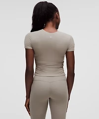 All It Takes Ribbed Nulu V-Neck T-Shirt *B–D Cups