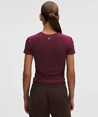 All It Takes Ribbed Nulu V-Neck T-Shirt *B–D Cups