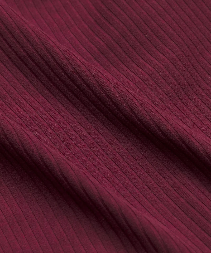 All It Takes Ribbed Nulu V-Neck T-Shirt *B–D Cups