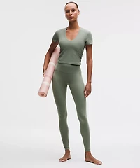 All It Takes Ribbed Nulu V-Neck T-Shirt *B–D Cups