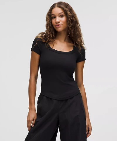 Hold Tight Scoop-Neck Short-Sleeve Shirt | Women's Short Sleeve Shirts & Tee's
