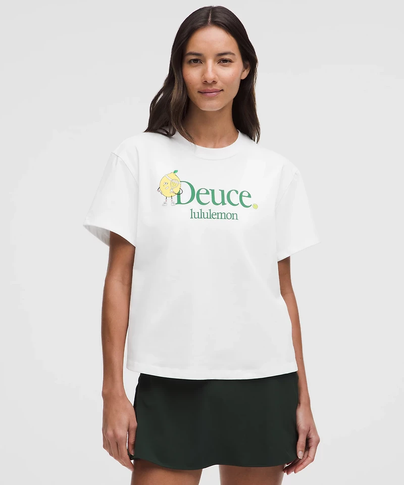 Relaxed-Fit Cotton Jersey T-Shirt *Graphic | Women's Short Sleeve Shirts & Tee's