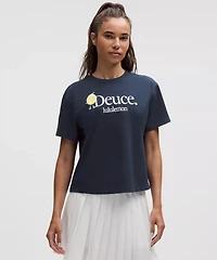 Relaxed-Fit Cotton Jersey T-Shirt *Graphic | Women's Short Sleeve Shirts & Tee's