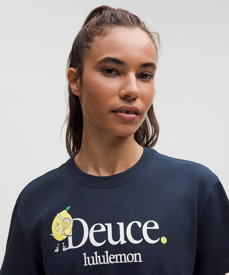 Relaxed-Fit Cotton Jersey T-Shirt *Graphic | Women's Short Sleeve Shirts & Tee's