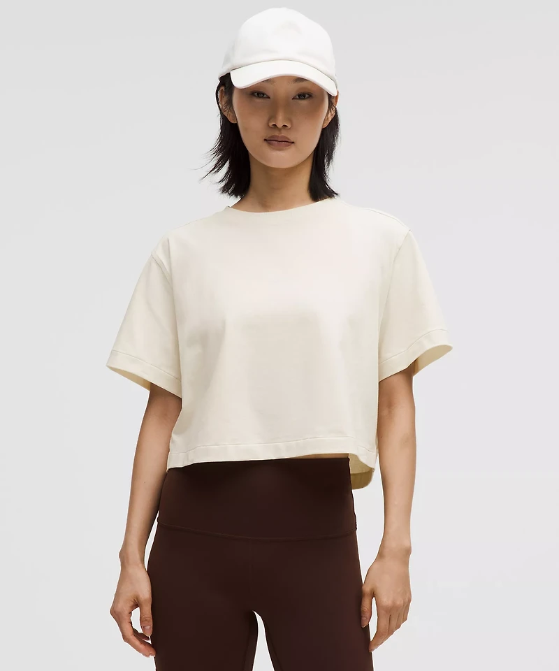 All Yours Organic Cotton Cropped T-Shirt | Women's Short Sleeve Shirts & Tee's