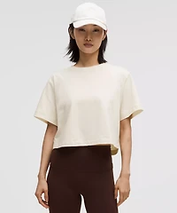 All Yours Organic Cotton Cropped T-Shirt | Women's Short Sleeve Shirts & Tee's
