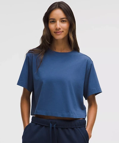 All Yours Organic Cotton Cropped T-Shirt | Women's Short Sleeve Shirts & Tee's
