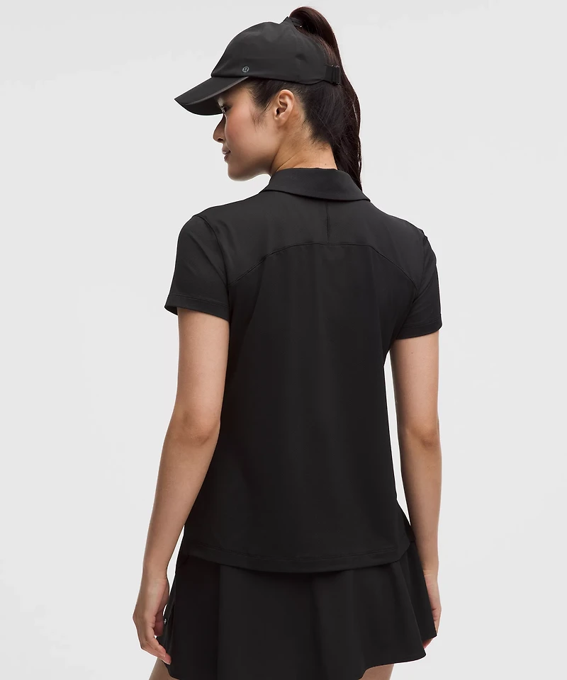 Quick-Dry Short-Sleeve Polo Shirt *Straight Hem | Women's Shirts