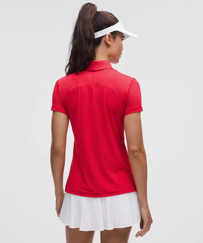 Quick-Dry Short-Sleeve Polo Shirt *Straight Hem | Women's Shirts