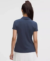 Quick-Dry Short-Sleeve Polo Shirt *Straight Hem