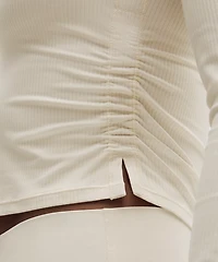 All It Takes Ribbed Nulu V-Neck Long-Sleeve Shirt *B-D Cups | Women's Long Sleeve Shirts