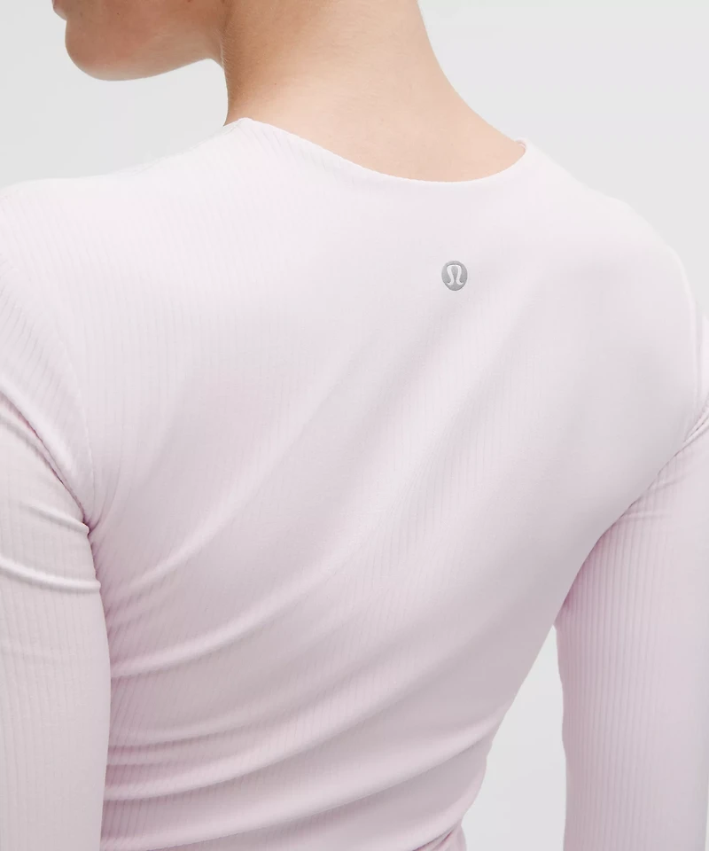 All It Takes Ribbed Nulu V-Neck Long-Sleeve Shirt *B-D Cups | Women's Long Sleeve Shirts
