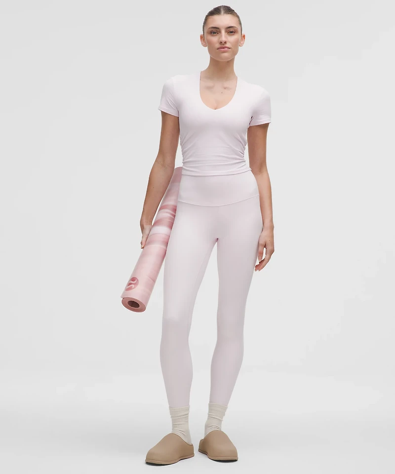 All It Takes Ribbed Nulu V-Neck T-Shirt *B–D Cups | Women's Short Sleeve Shirts & Tee's