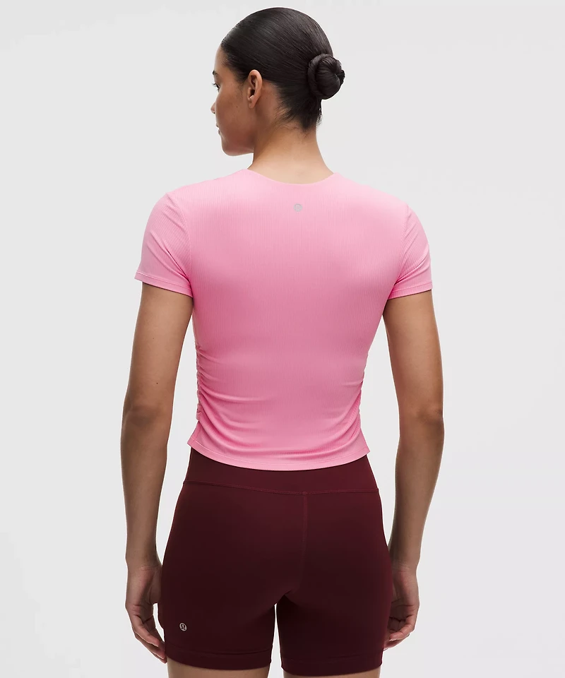 All It Takes Ribbed Nulu V-Neck T-Shirt *B–D Cups