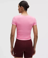 All It Takes Ribbed Nulu V-Neck T-Shirt *B–D Cups