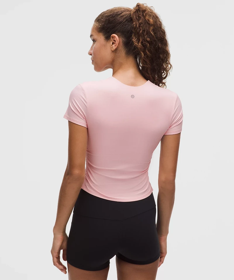 All It Takes Ribbed Nulu V-Neck T-Shirt *B–D Cups