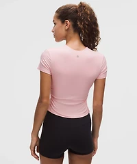 All It Takes Ribbed Nulu V-Neck T-Shirt *B–D Cups