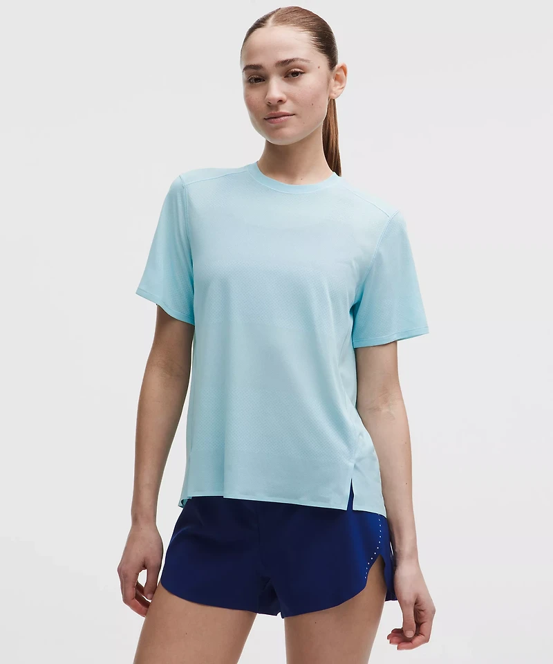 Fast and Free Short-Sleeve Shirt *Perforated Stripe