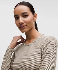 Hold Tight Straight-Hem Cropped Long-Sleeve Shirt