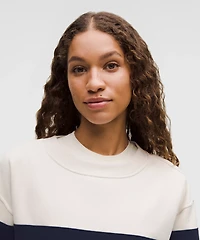 Women's Steady State Oversized Pullover *Stripe