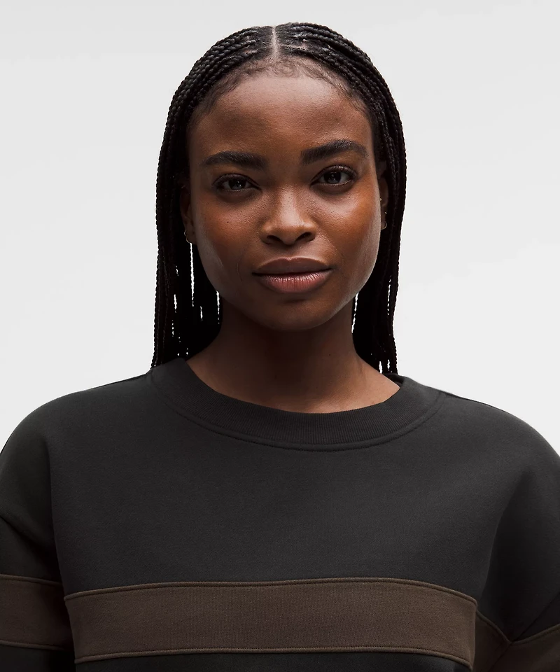 Women's Steady State Oversized Pullover *Stripe