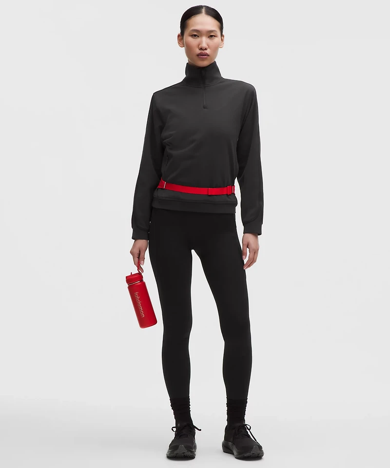 Textured Fleece Half Zip