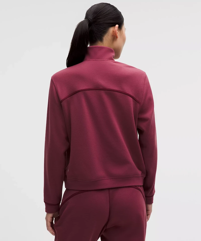 Textured Fleece Half Zip