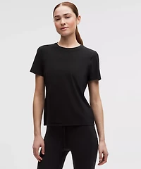 Side-Ruched Running Short-Sleeve Shirt