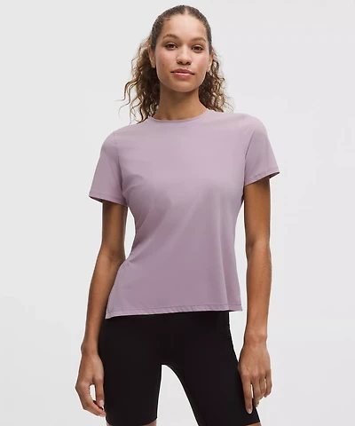 Side-Ruched Running Short-Sleeve Shirt