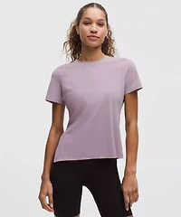 Side-Ruched Running Short-Sleeve Shirt